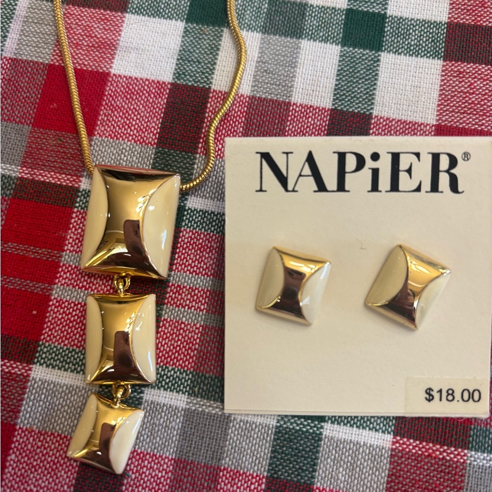 Napier Gold Geometric Jewelry Set